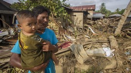 FOTO: Puing-puing Sisa Banjir Bandang di HST Kalsel