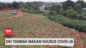 VIDEO: DKI Tambah Makam Khusus Covid-19