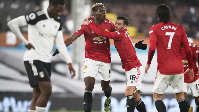 Paul Pogba memuji gol sendiri usai membawa Manchester United menang 2-1 atas Fulham pada lanjutan Liga Inggris di Craven Cottage.
