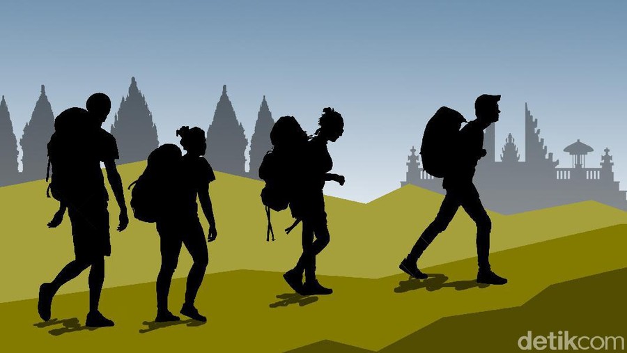 Ilustrasi Treveler, Turis Poster