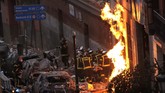 FOTO : Ledakan Dahsyat Hancurkan Gedung di Madrid Sebuah ledakan akibat kebocoran gas di Ibu Kota Madrid, Spanyol, pada Rabu (20/1) kemarin menewaskan empat orang.