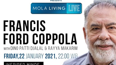 Mola TV Bakal Ngobrolin Film bareng Maestro Film Francis Ford Coppola