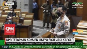 VIDEO: DPR Tetapkan Komjen Listyo Sigit Jadi Kapolri