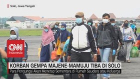 VIDEO: Korban Gempa Majene-Mamuju Tiba di Solo