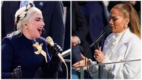 FOTO : Nyanyian Lady Gaga dan JLo di Pelantikan Joe Biden
