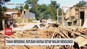 VIDEO: Tanah Bergerak, Ratusan Warga Setiap Malam Mengungsi