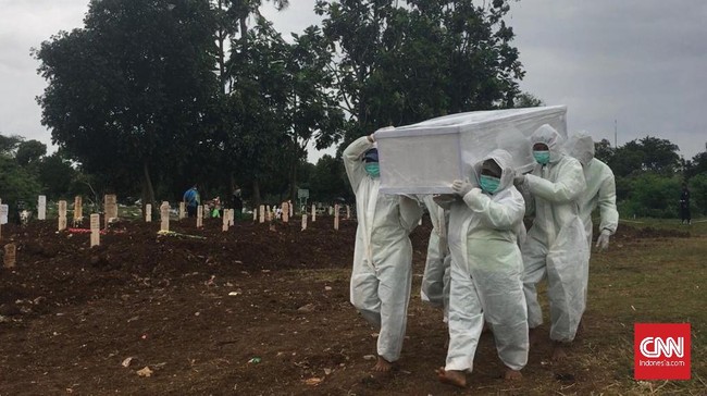 DKI telah menyiapkan lima TPU baru untuk pemakaman jenazah Covid-19, yakni di Srengseng Sawah 2, Tegal Alur Jalan Sahabat, Rorotan, Kramat 3, dan Dukuh.