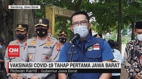VIDEO: Vaksinasi Covid-19 Tahap Pertama Jawa Barat