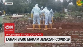 VIDEO: Lahan Baru Makam Jenazah Covid-19