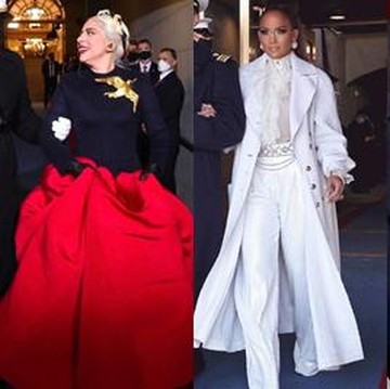img-title Gaya Fashion Tamu Undangan Wanita di Pelantikan Joe Biden - Kamala Harris