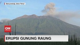 VIDEO: Gunung Raung Erupsi, Status Naik jadi Waspada