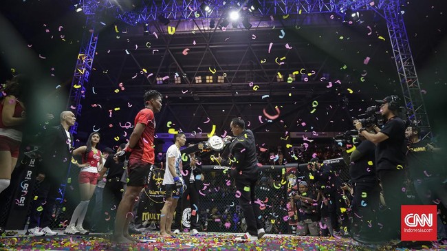 Meski harus berdarah-darah di atas ring octagon, dompet para petarung MMA di Indonesia tak serta menebal secara drastis.
