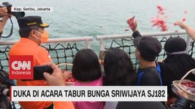 VIDEO: Duka di Acara Tabur bunga Sriwijaya SJ182