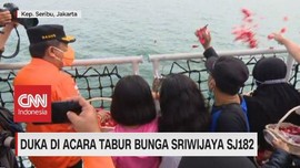 VIDEO: Duka di Acara Tabur bunga Sriwijaya SJ182