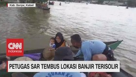 VIDEO: Petugas SAR Tembus Lokasi Banjir Terisolir