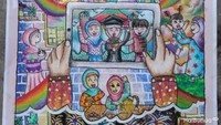 <p>Harapan 3 lomba menggambar: Hanin @antikabisma</p>