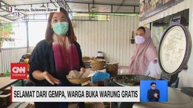 VIDEO: Selamat dari Gempa, Warga Buka Warung Gratis