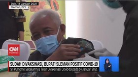 VIDEO: Sudah Divaksinasi, Bupati Sleman Positif Covid-19
