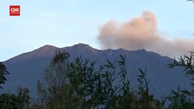VIDEO: Gunung Raung Erupsi, Disertai Gempa Tektonik
