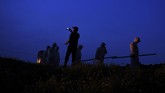 Kapasitas makam untuk jenazah pasien covid-19 hanya tersisa 139 di TPU Srengseng Sawah Jakarta.