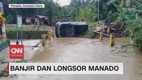 VIDEO: Banjir dan Longsor Manado