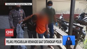 VIDEO: Pelaku Pencabulan Menangis Saat Ditangkap Polisi