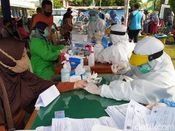 490 Pedagang Pasar di Pacitan Rapid Test, 119 Orang Reaktif