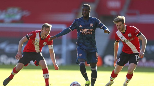 Southampton sukses mendepak Arsenal dari babak keempat Piala FA usai menang 1-0, Sabtu (23/1) malam WIB.