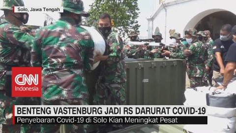 VIDEO: Benteng Vastenburg Jadi RS Darurat Covid-19