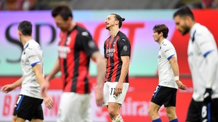 FOTO: AC Milan `Tidur` dan Dibantai Atalanta di Liga Italia