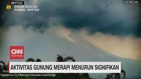 VIDEO: Aktivitas Gunung Merapi Menurun Signifikan