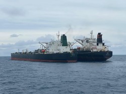 Detik-detik Bakamla Amankan 2 Tanker Berbendera Iran-Panama