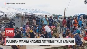 VIDEO: Puluhan Warga Hadang Aktivitas Truk Sampah