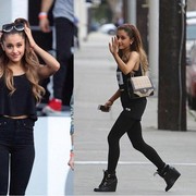 Inspirasi Look Street Fashion ala Ariana Grande