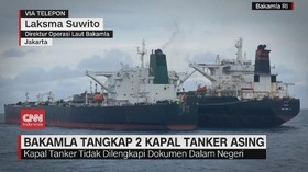 VIDEO: Bakamla Tangkap Dua Kapal Tanker Asing