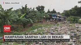 VIDEO: Hamparan Sampah Liar di Bekasi