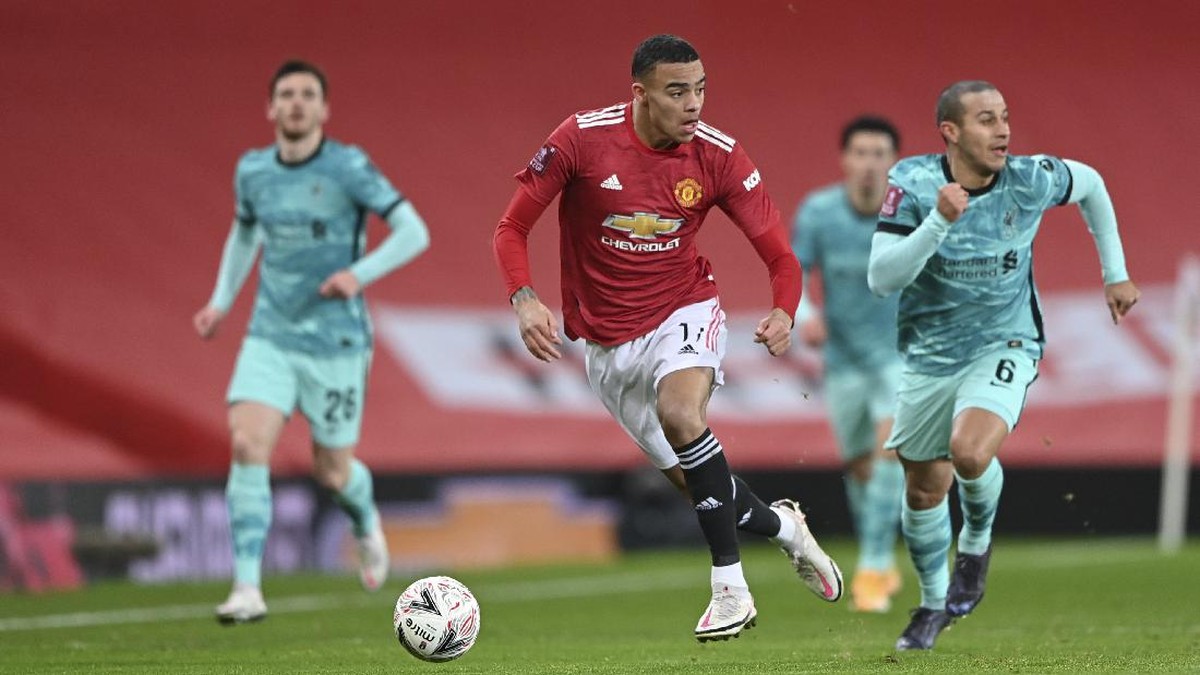 FOTO: Man Utd Tendang Liverpool di Piala FA