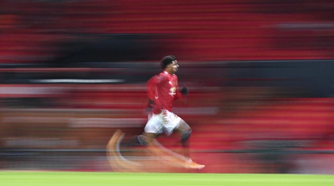 Bintang Manchester United, Marcus Rashford mendapat pujian dari legenda AC Milan, Franco Baresi.