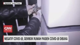 VIDEO: Negatif COVID-19, Gembok Rumah Pasien Corona Dibuka