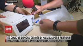 VIDEO: Tes Covid-19 dengan Genose di KA & Bus Per 5 Februari