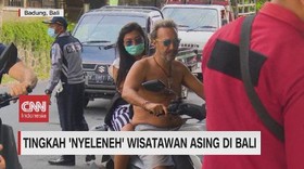 VIDEO: Tingkah Nyeleneh Wisatawan Asing di Bali