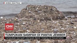 VIDEO: Tumpukan Sampah di Pantai Jember