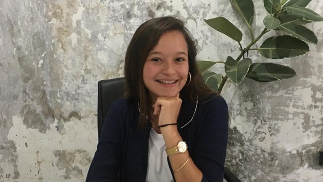 Seorang remaja yang juga aktivis lingkungan asal Bali, Melati Wijsen, menjadi salah satu pembicara dalam program dialog Time 100 Talks.