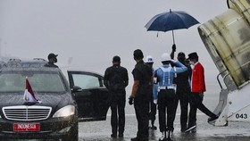 Jokowi Tiba di Jayapura  Usai Melawat ke Papua Nugini