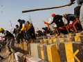 FOTO: Ribuan Petani India Demo saat Rayakan Hari Kemerdekaan