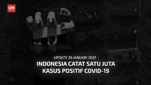 VIDEO: Indonesia Catat Satu Juta Kasus Positif Covid-19
