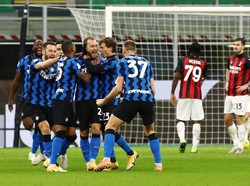 Inter Milan Vs AC Milan: Ibra Kartu Merah, Nerazzurri Menang Dramatis 2-1