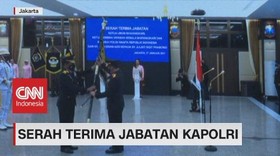 VIDEO: Serah Terima Jabatan Kapolri Digelar Terbatas