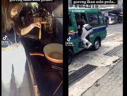 Ngakak! Disuruh Goreng Ikan Asin, Wanita Ini Kabur Naik Angkot
