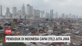 VIDEO: Penduduk di Indonesia Capai 270,2 Juta Jiwa